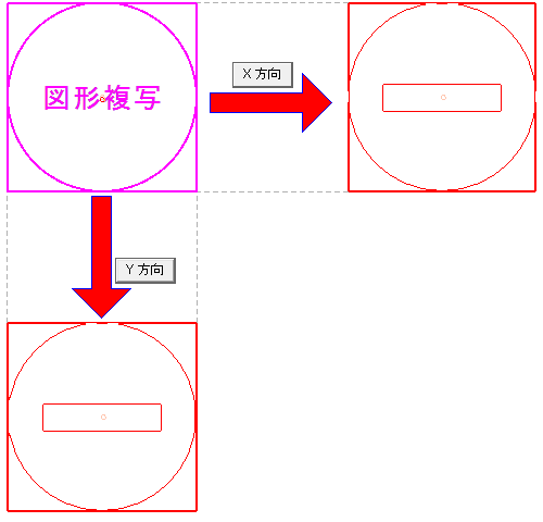 任意方向への移動